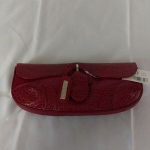 ANTONIO MELANI Red Wine Clutch Purse